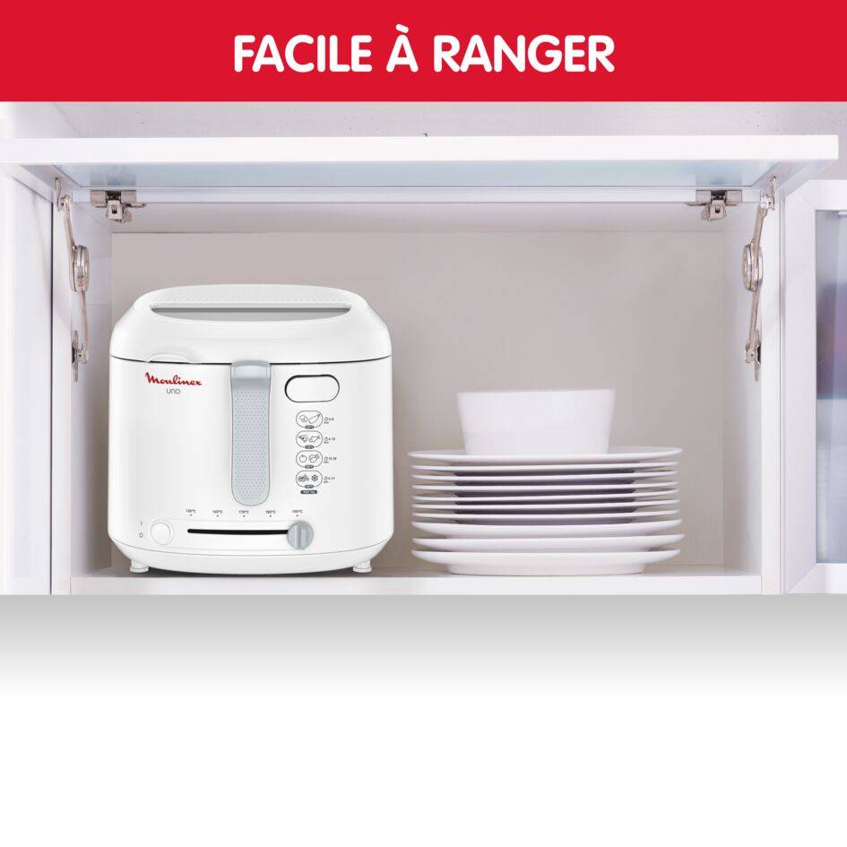 Fry Uno, Friteuse, capacité 1 kg, 4 personnes, Compacte