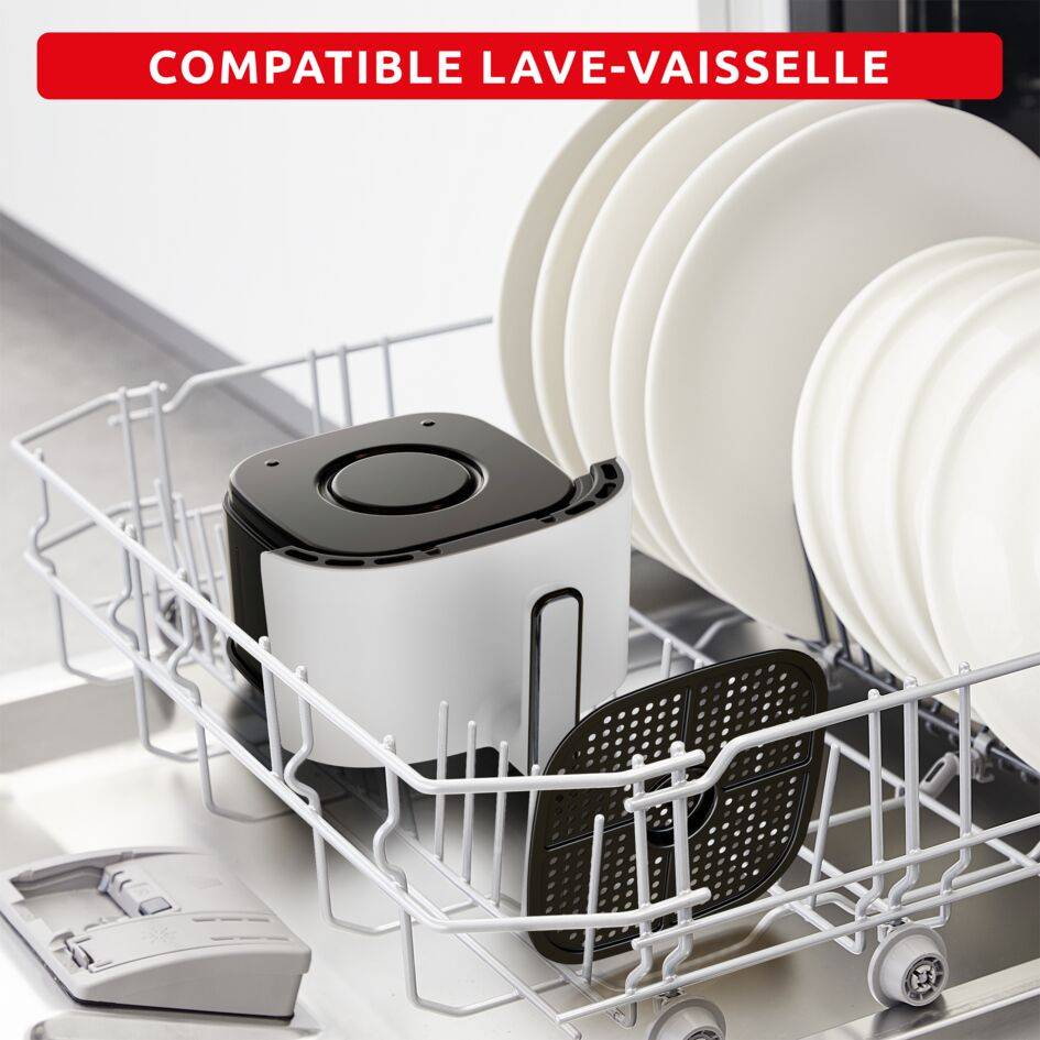 Easy Fry Compact, Air Fryer,  3 L (4 pers.), Panneau digital, 10 programmes, Crème