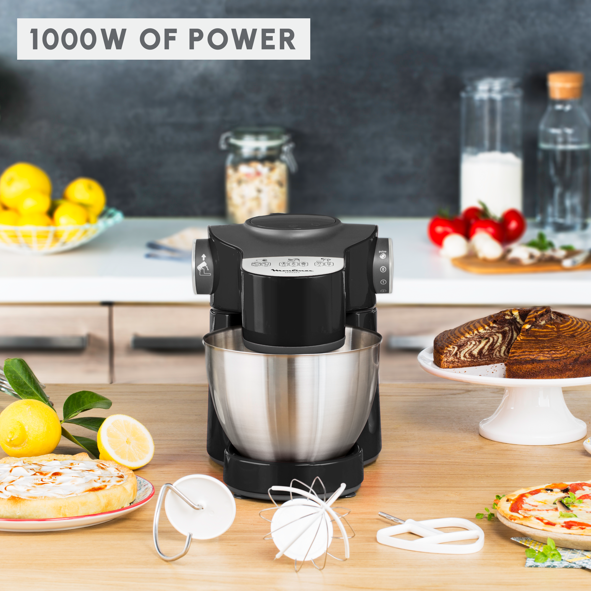 WIZZO NOIR 1000 W + 4 ACCESSOIRES