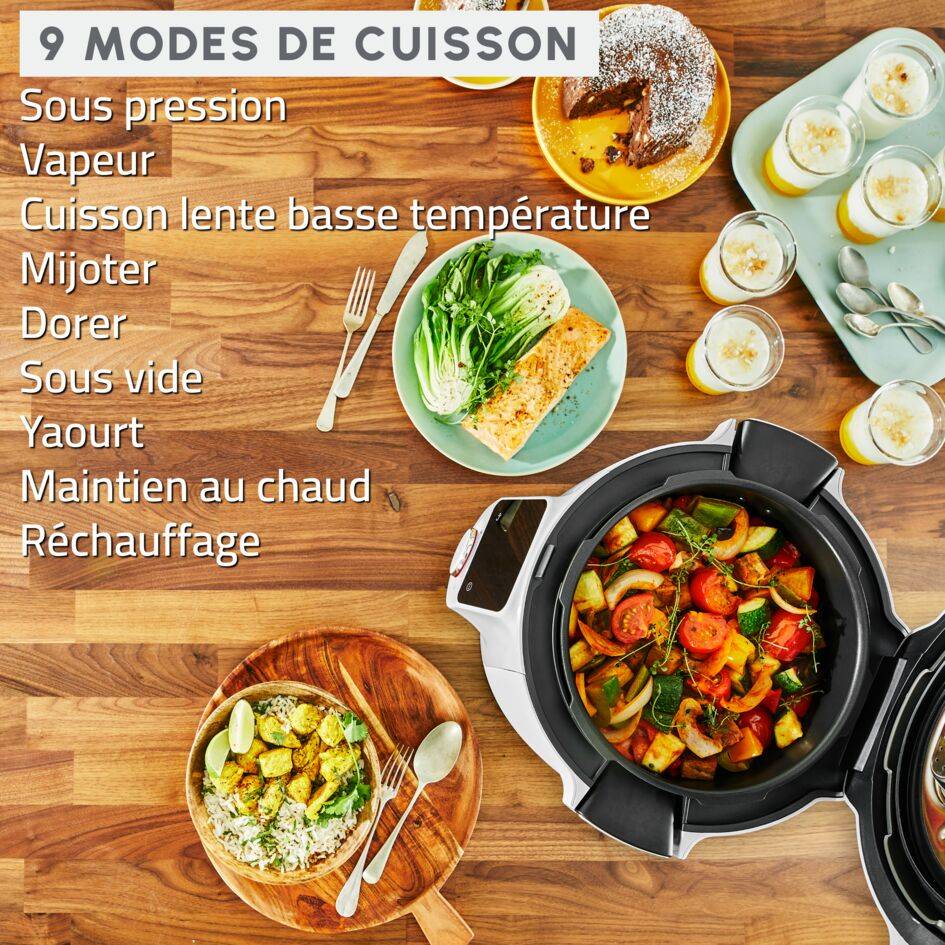 Cookeo Wifi 9-en-1 Blanc