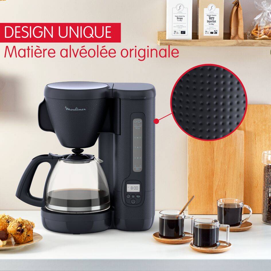 Cafetière filtre Programmable Morning Bleu Nuit