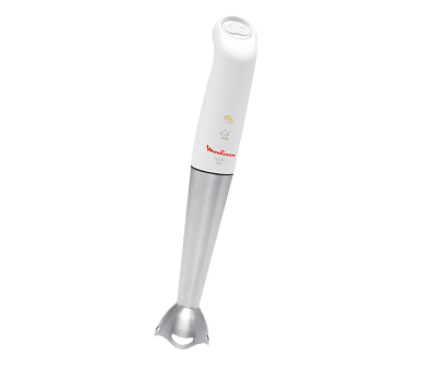 pied mixeur hapto puree blanc/inox brosse