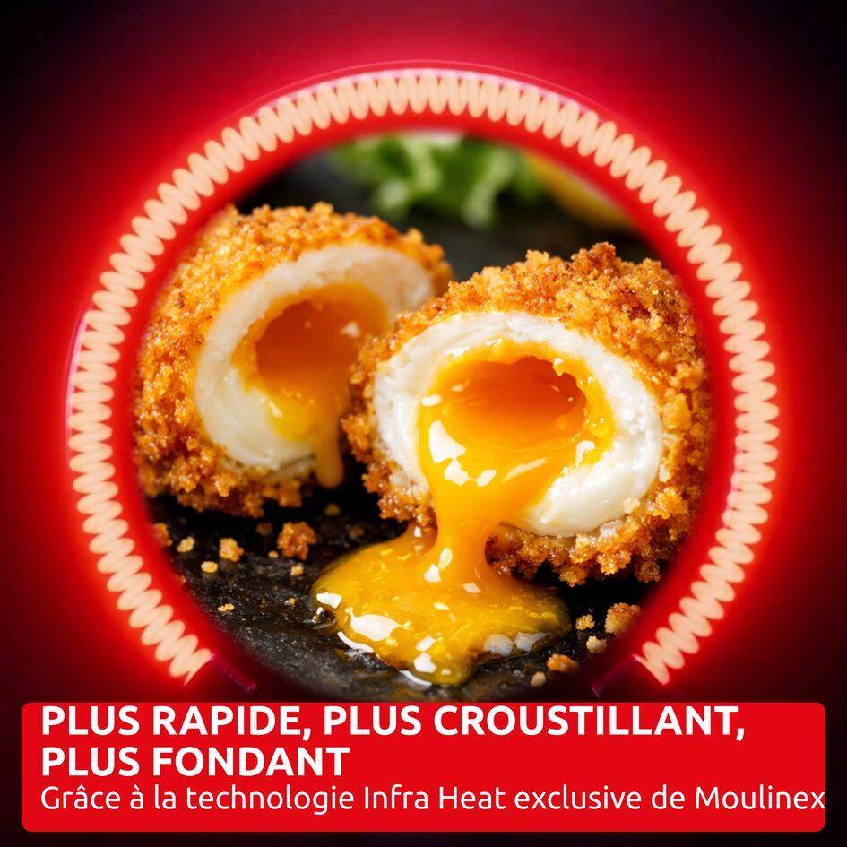 Ever Fry Dual Flex 9L , Air fryer, plus rapide, facile à nettoyer, Pince de cuisine