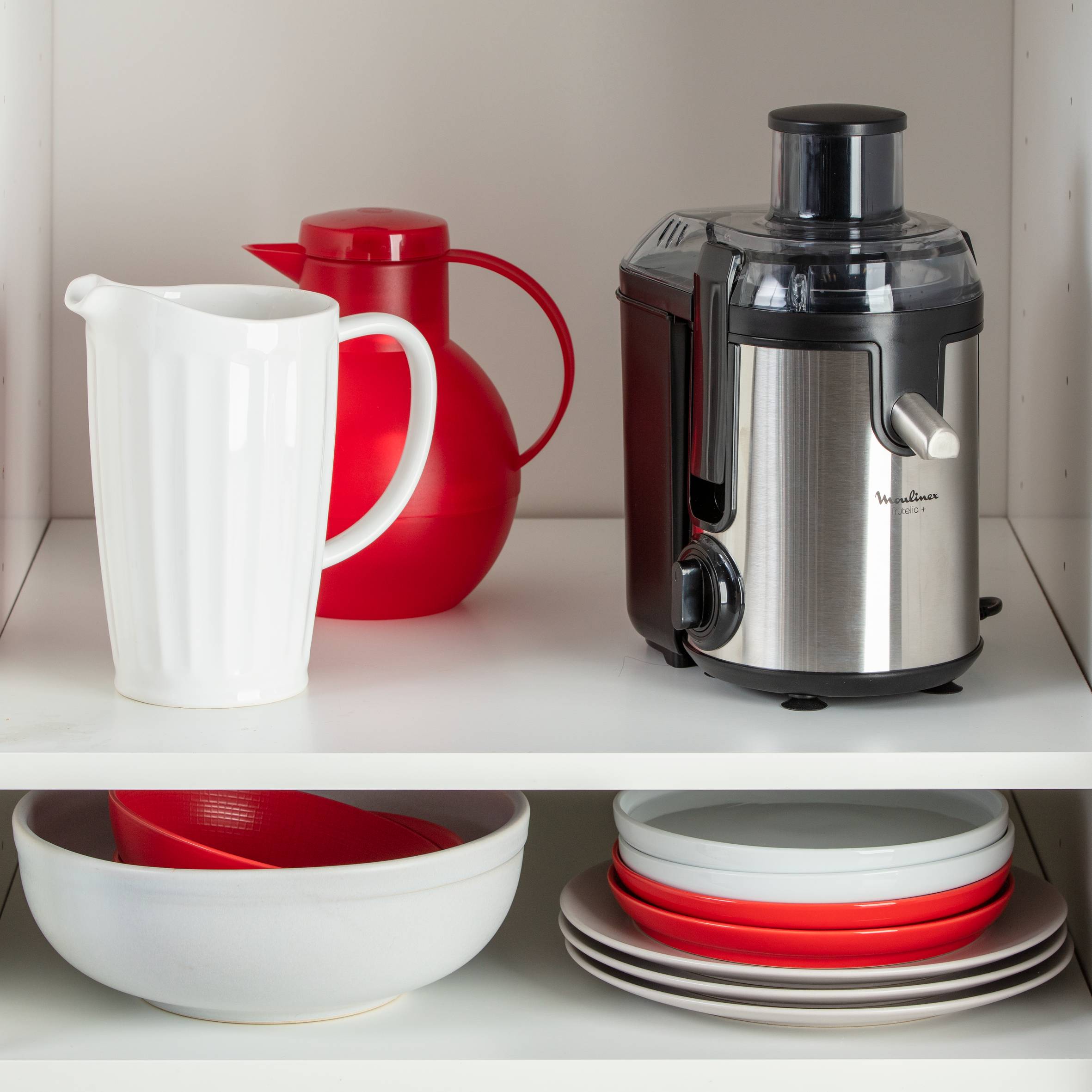 Frutelia+ métal, Centrifugeuse, Capacité XL de 950 ml, 2 vitesses + pulse, 400 W, Noir et Métal