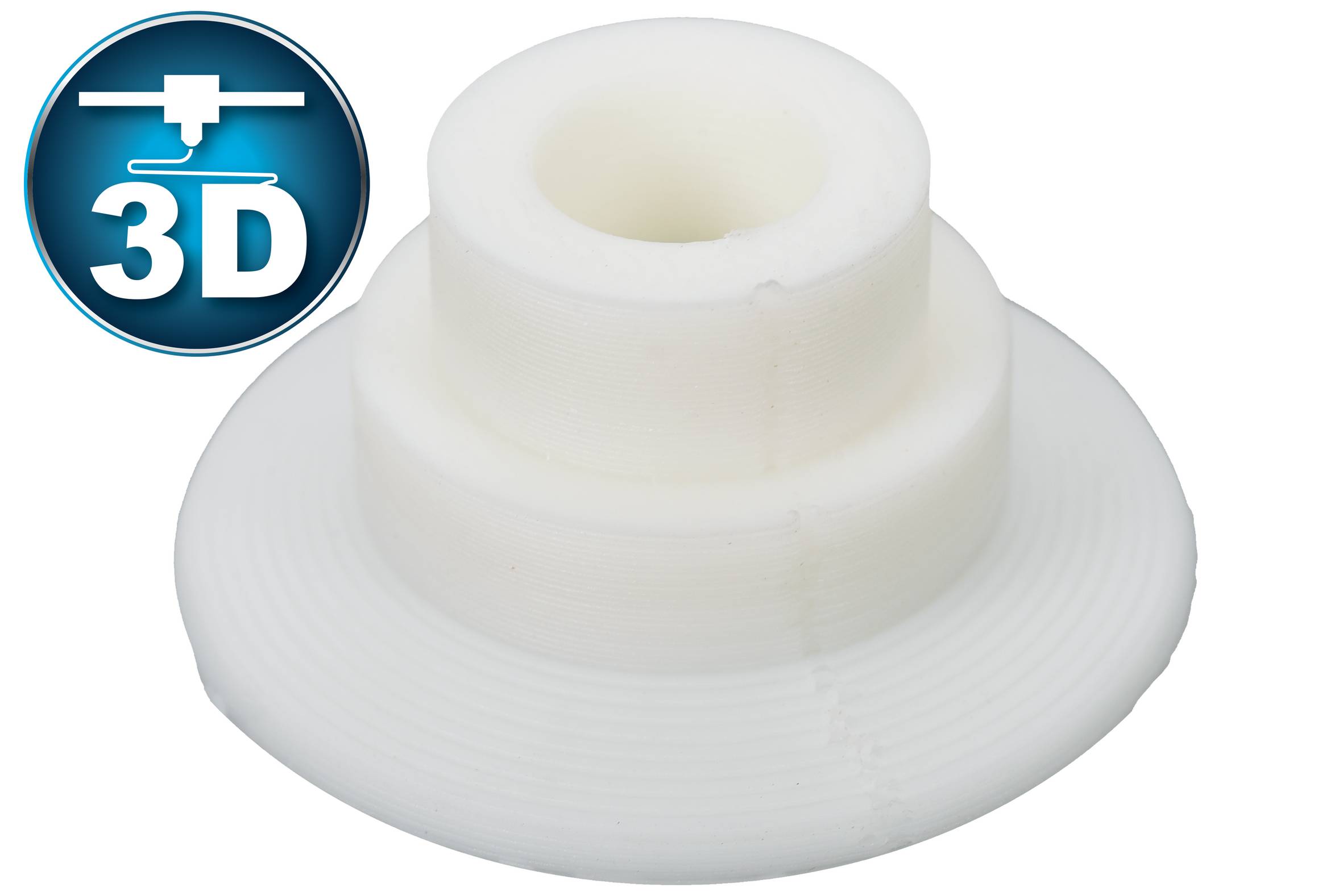 Pied blanc en forme de ventouse 3D SS-1600007255