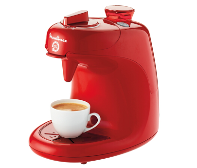 cafetiere a dosettes direct serve rouge rubis