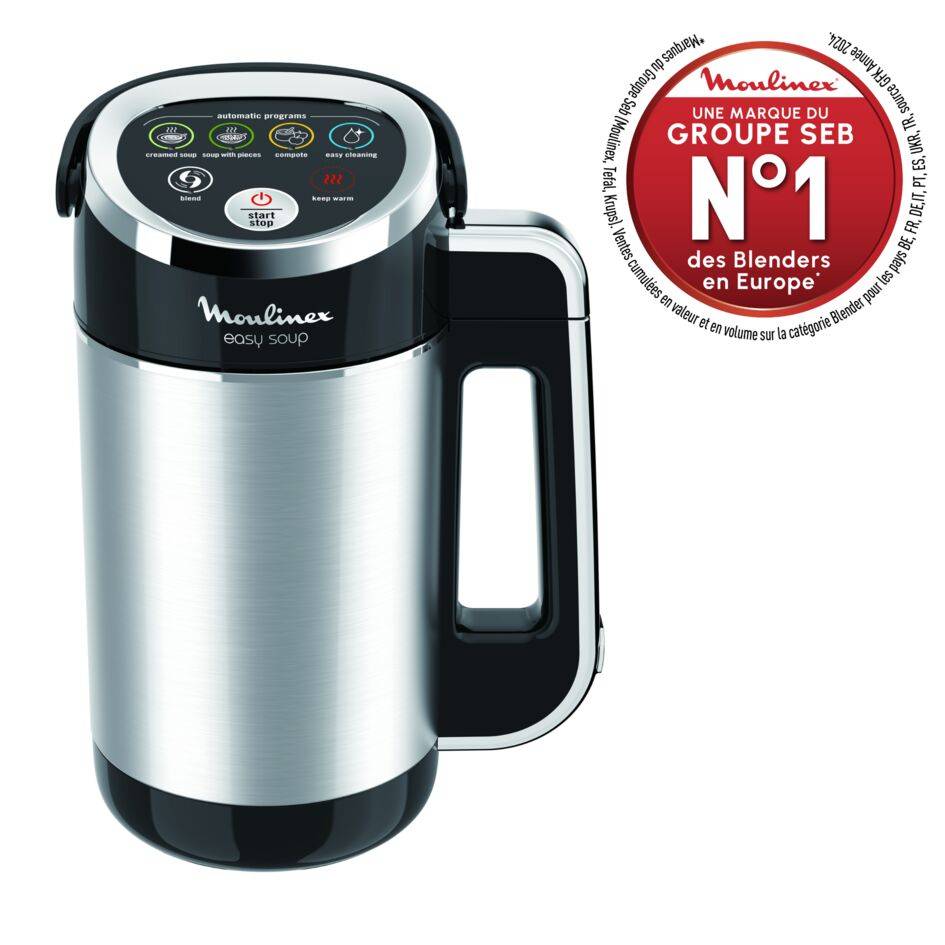 Easy soup, Blender chauffant, 5 programmes, 1,2 L, Blanc