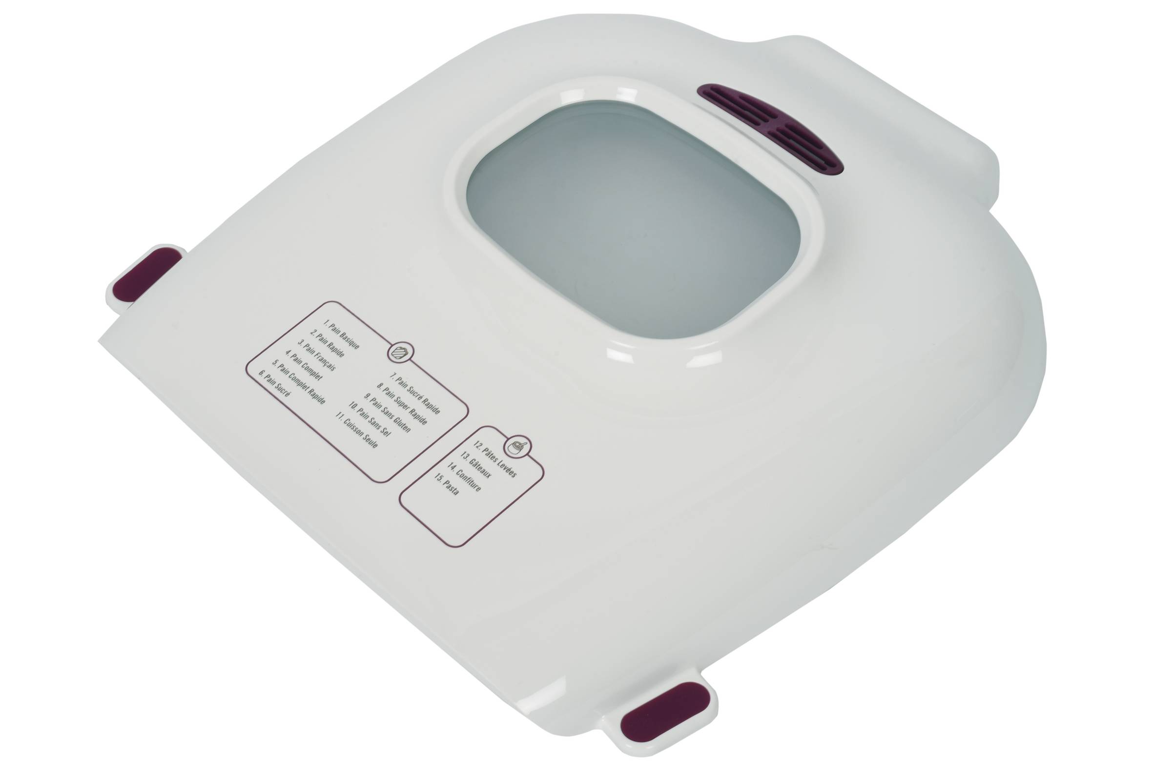 Couvercle de machine à pain SS-189384