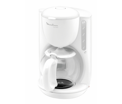 cafetiere cocoon blanc glossy