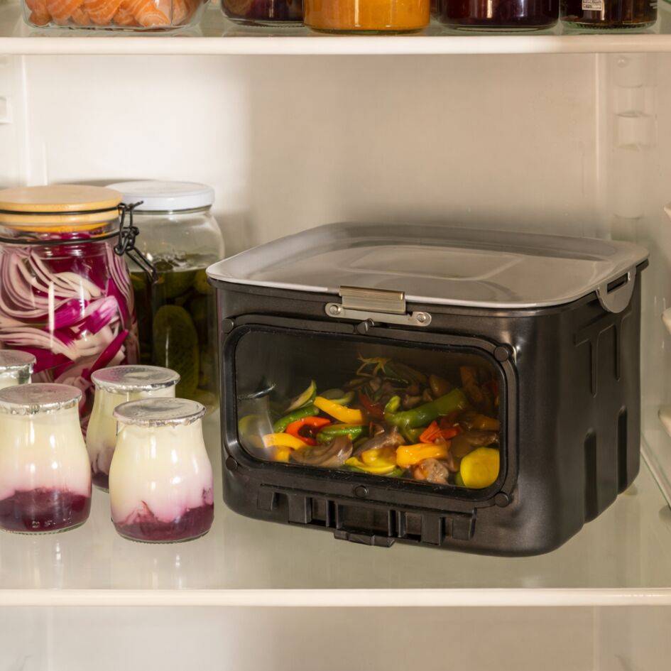 Set de rangement Easy Fry Silence 7L Vision, tiroir supplémentaire, grille et couvercle