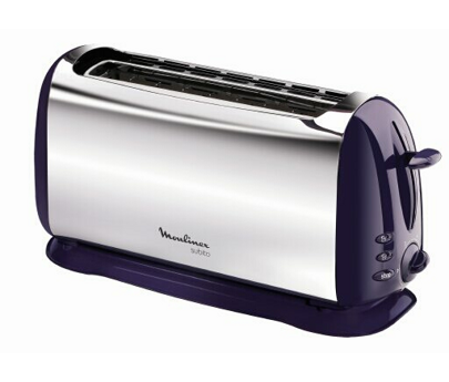 grille pain prune/inox