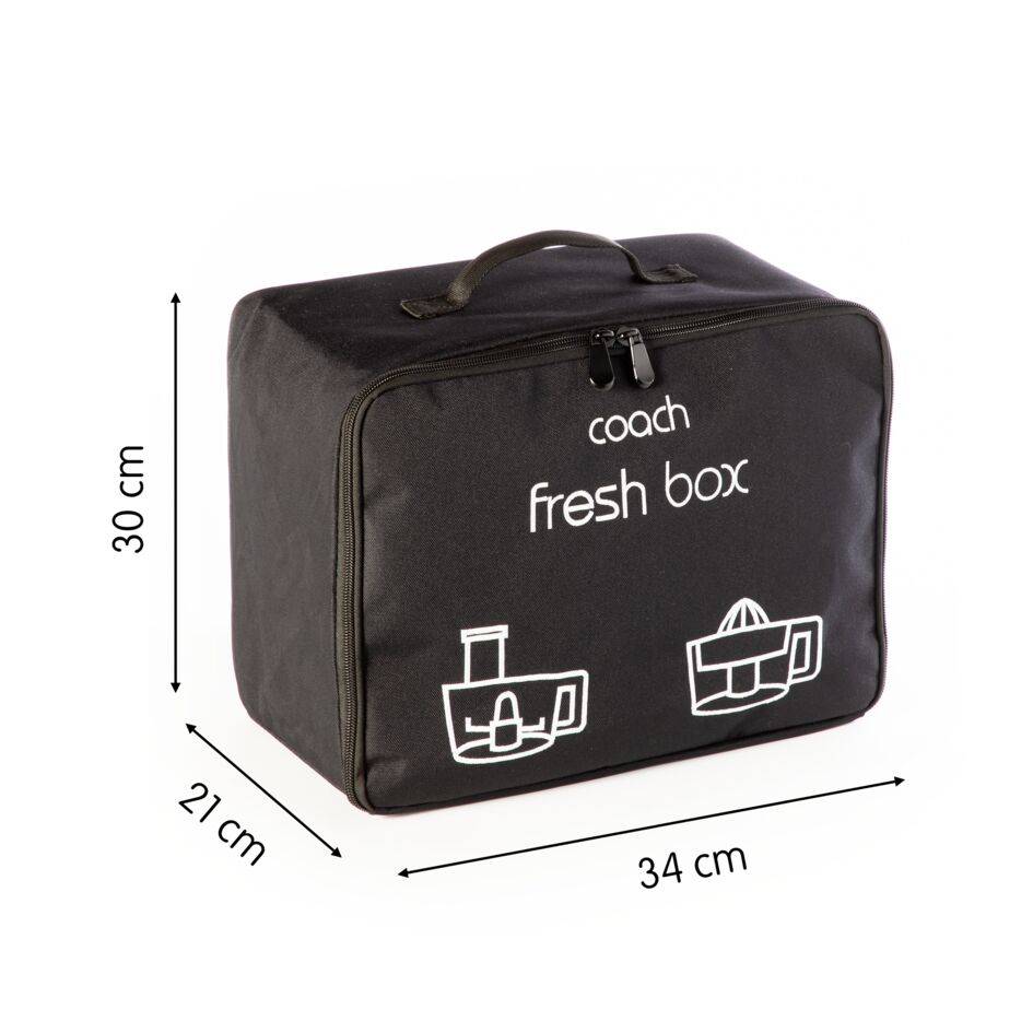 Accessoire Coach Fresh Box, Robot culinaire, 3 disques, Presse-agrumes 3 cônes, Pochette de rangement, 5 fonctions en 1