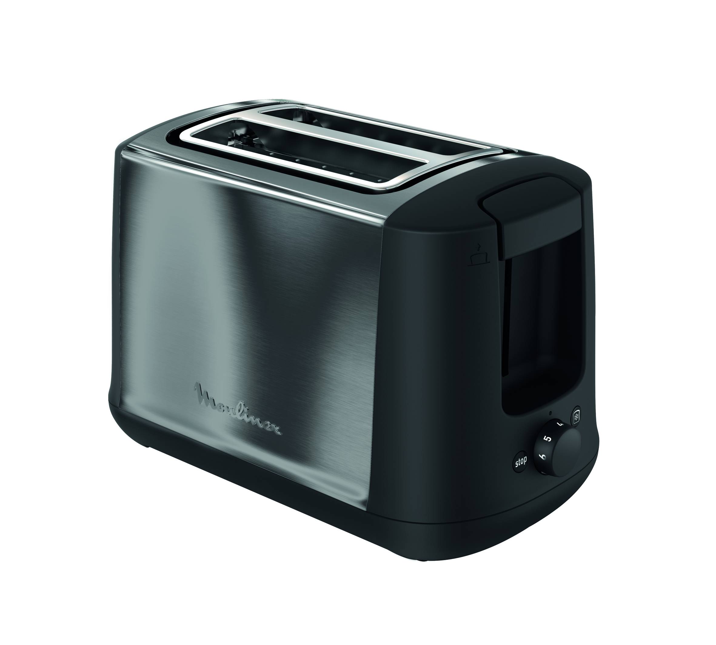 Subito 2 fentes noir métallisé