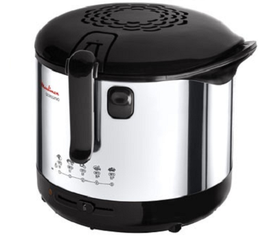 friteuse accessimo noir/inox