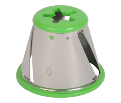 Cône à émincer vert tout métal SS-194001