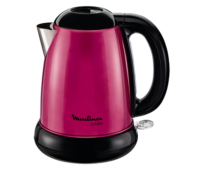 bouilloire subito noir/fushia