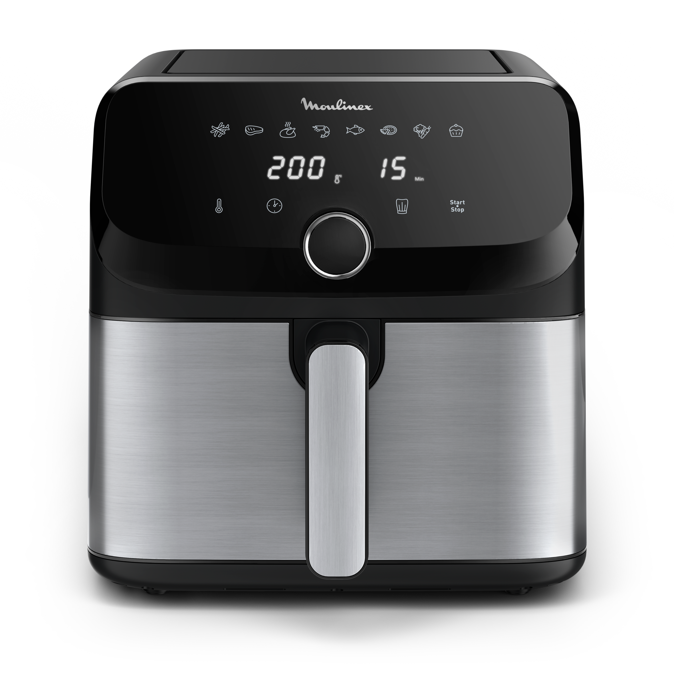 RECONDITIONNÉ Easy Fry Mega, 7.5L, Air fryer, Inox