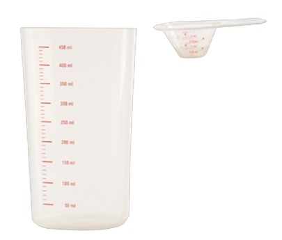 Verre doseur avec dosette SS-992962