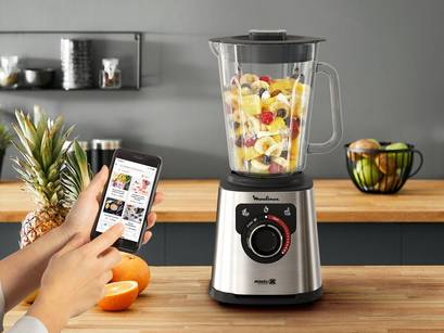 Moulinex PerfectMix Blender électrique, 1200 W, Bol verre capacité Moulinex PerfectMix Blender électrique, 1200 W, Bol verre capacité