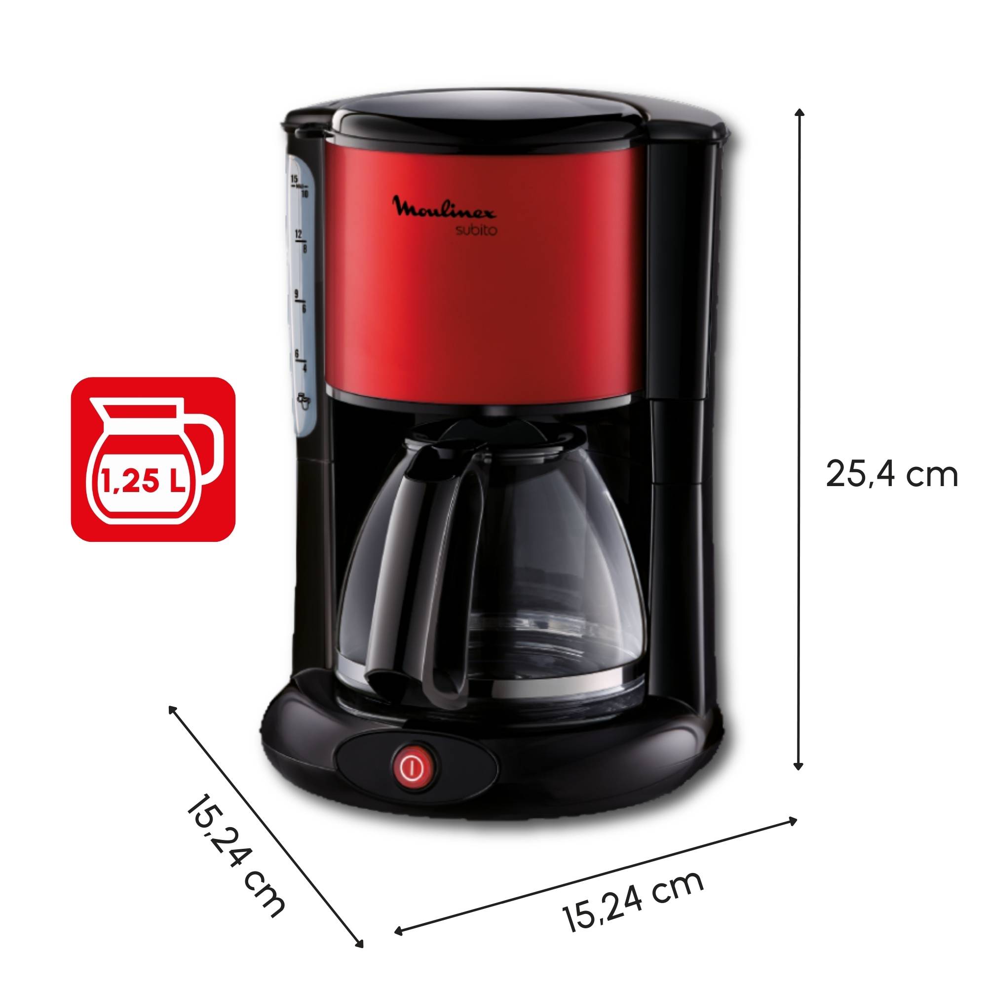 Cafetière Subito Rouge