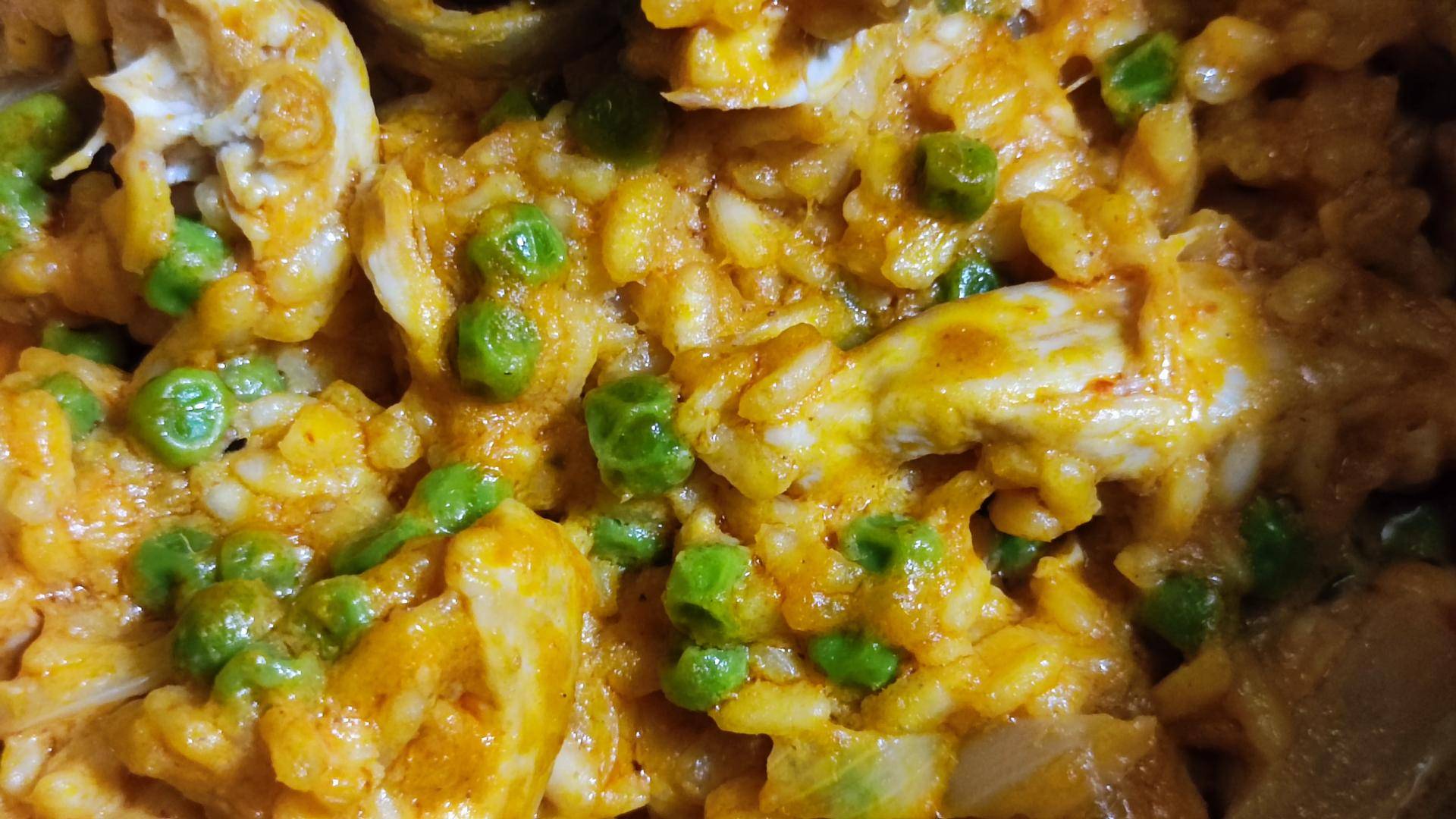 Risotto de poulet aux petits pois et curry rouge - Recette Companion | Moulinex