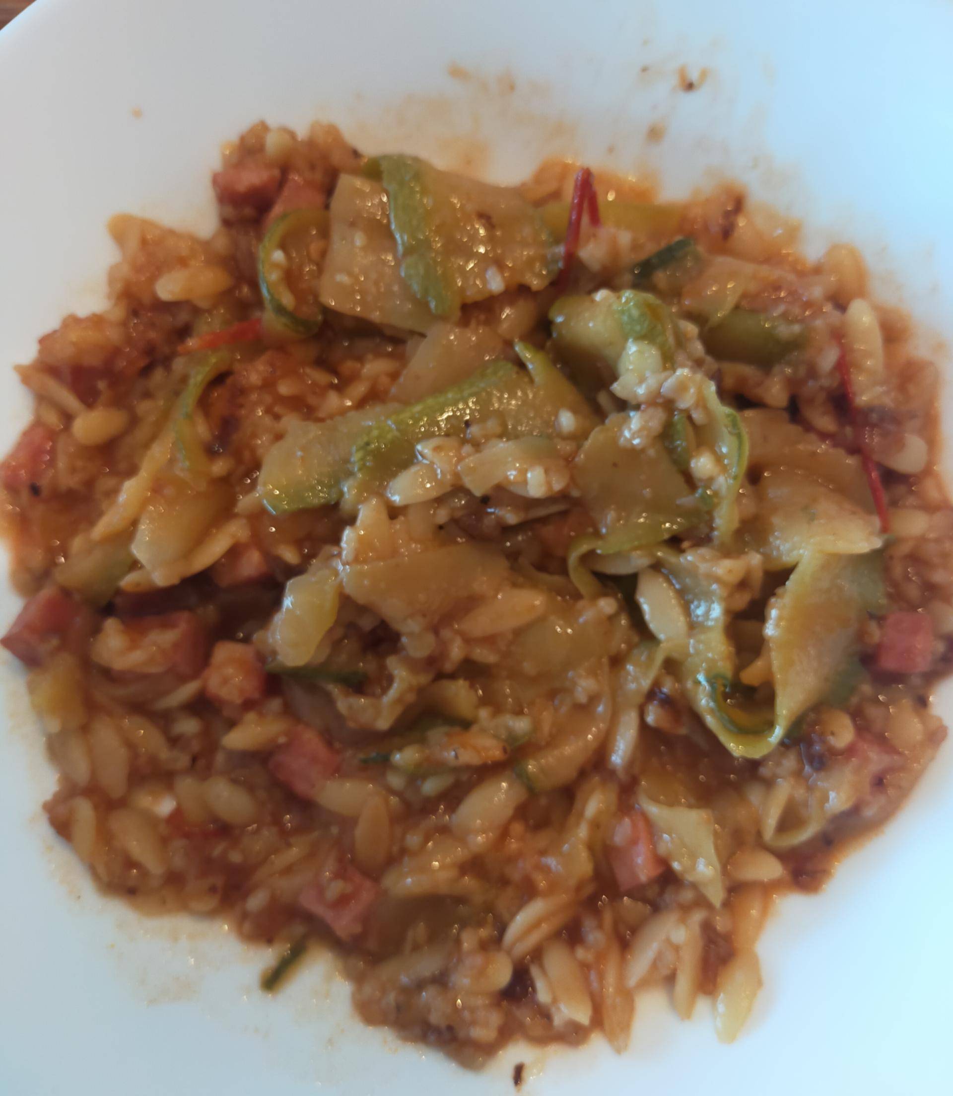 Tagliatelles de courgettes avec un mélange de cereales - Recette Cookeo V3 | Moulinex
