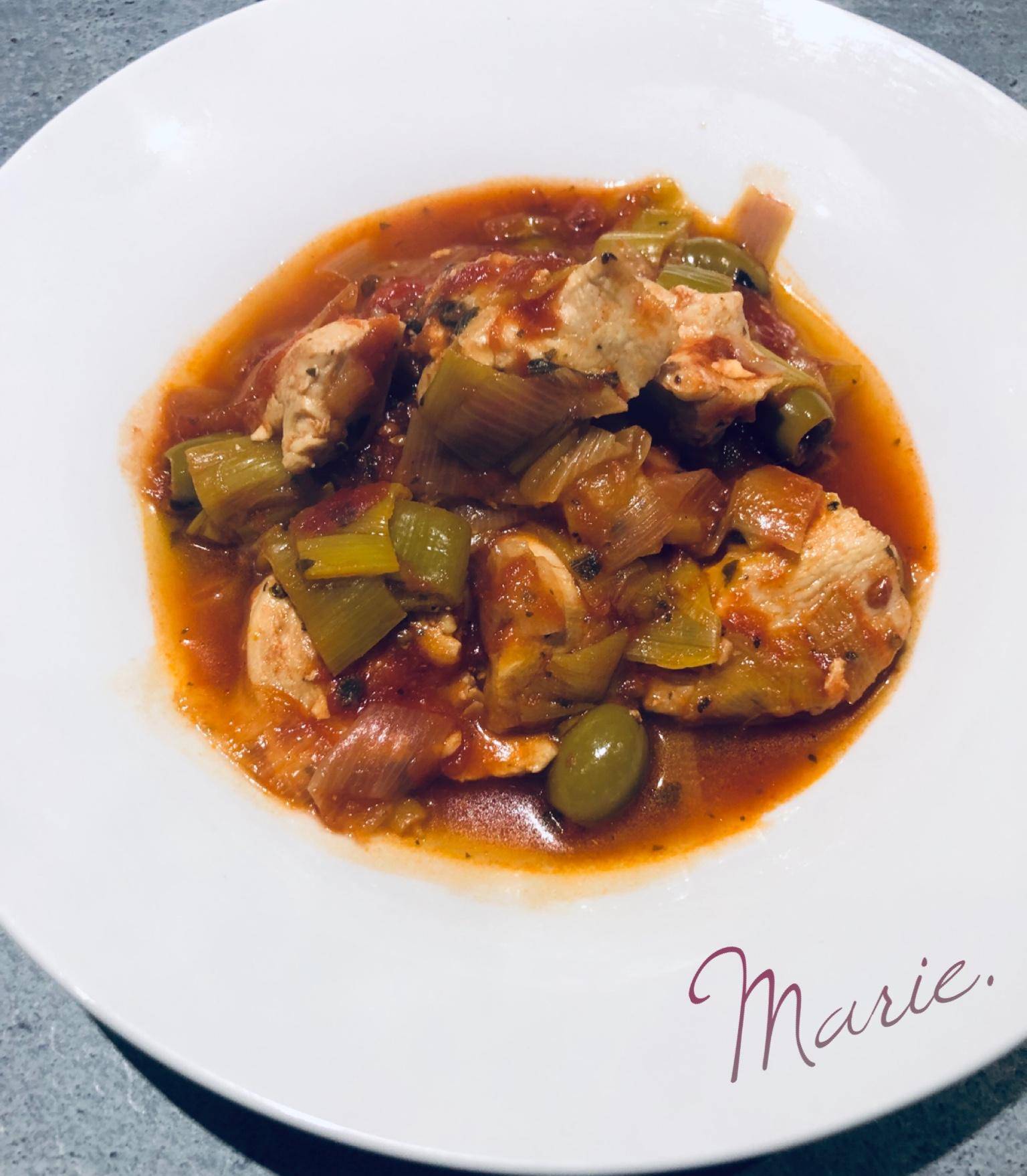 Poulet aux poireaux - Recette Cookeo | Moulinex
