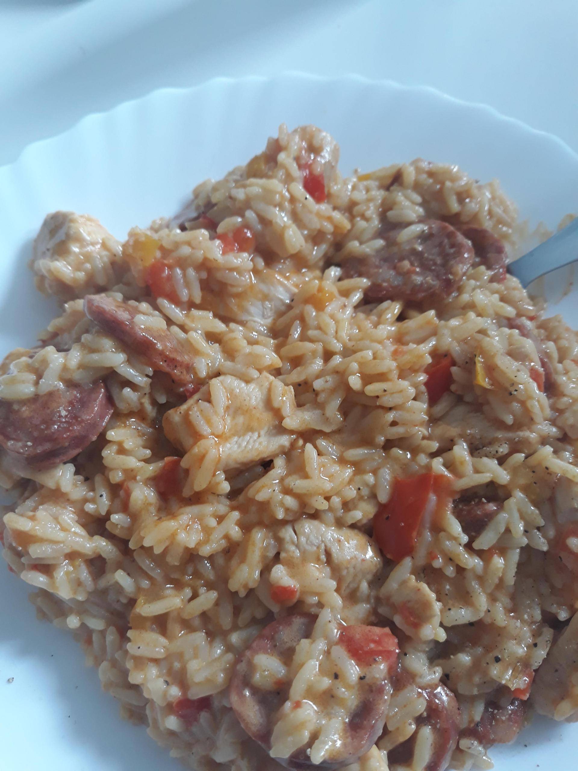 Riz poulet chorizo - Recette Cookeo | Moulinex