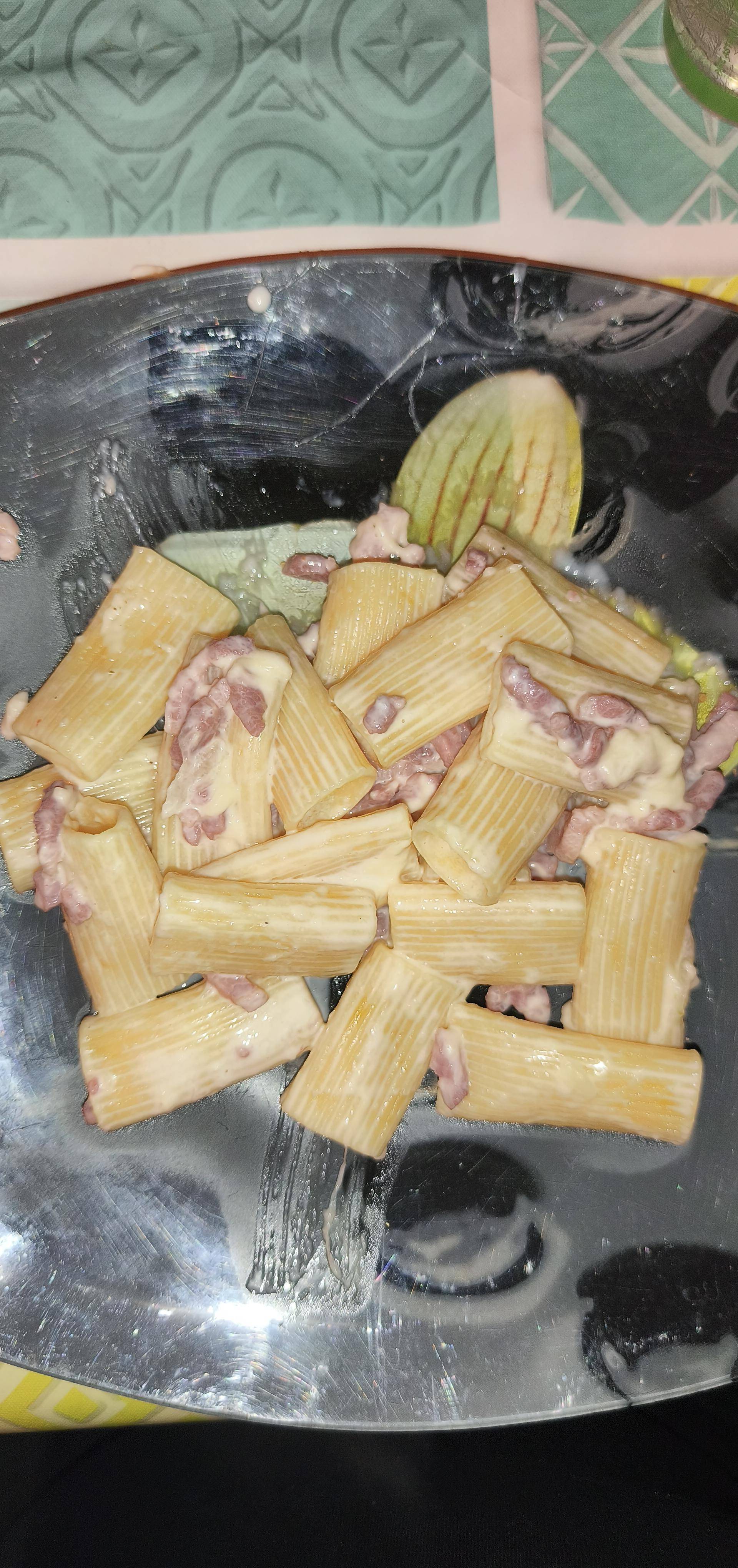 Rigatoni à la carbonara - Recette Cookeo | Moulinex