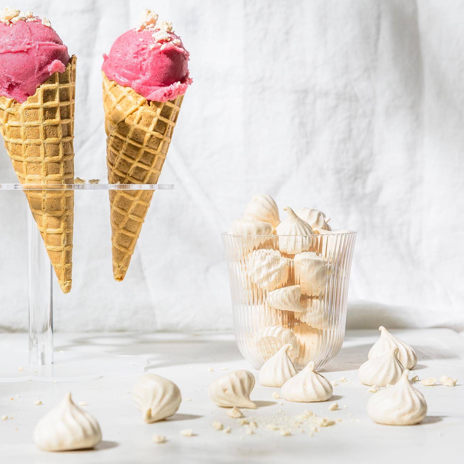 Mini meringues (topping de glace) - Recette Easy Fry Compact | Moulinex