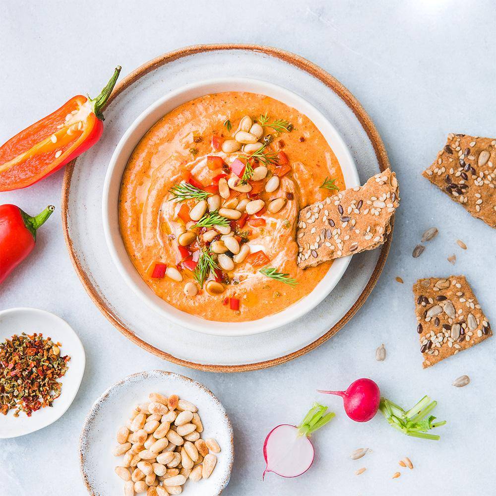 Tartinade aux poivrons - Recette Hachoirs & Découpeurs | Moulinex
