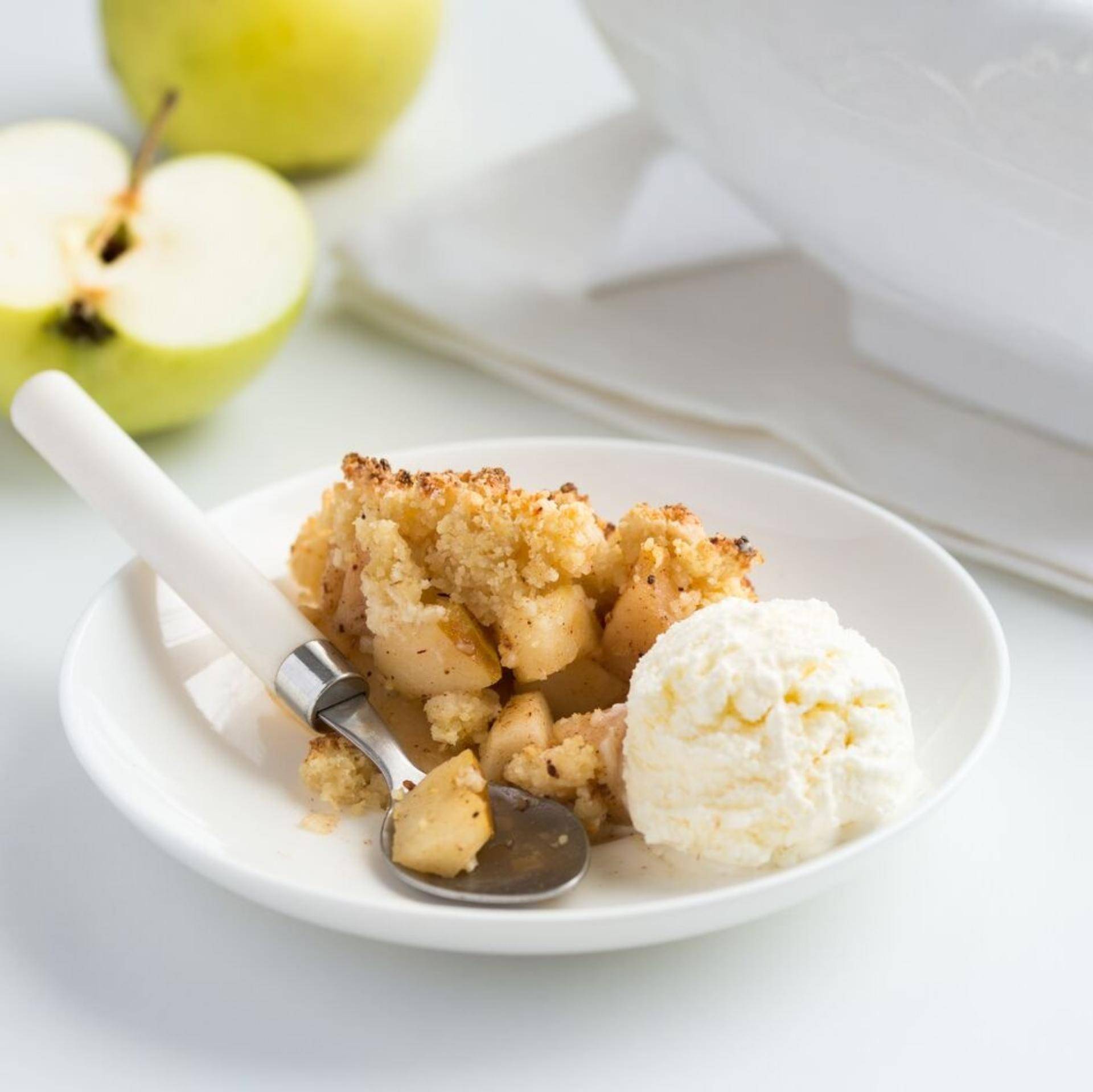 Crumble aux pommes - Recette BAKE PARTNER | Moulinex