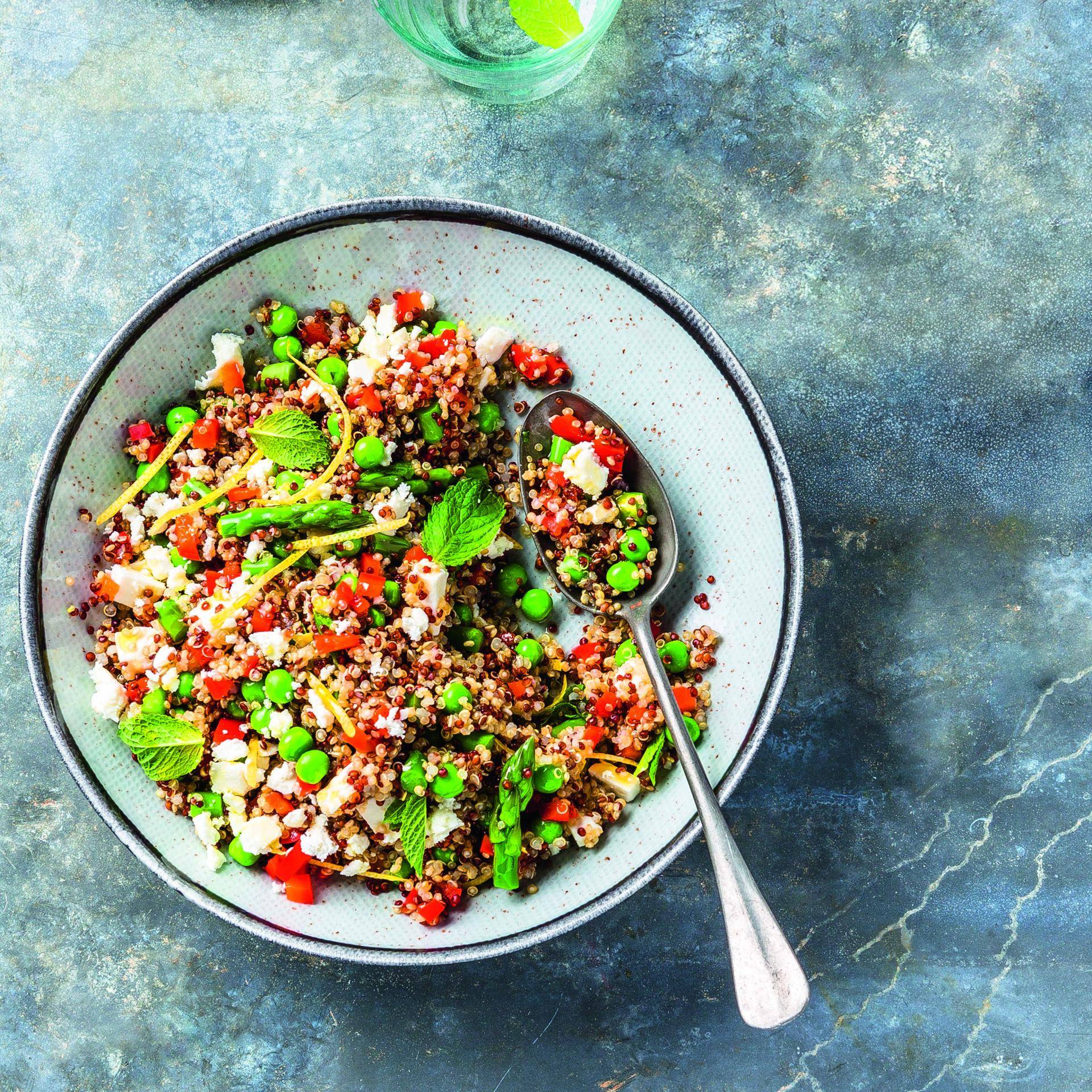 Salade de quinoa aux légumes - Recette Cuiseur vapeur | Moulinex