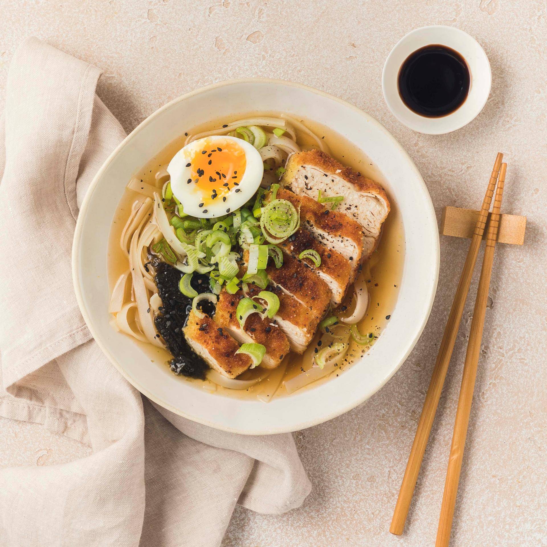 Ramen au poulet pané - Recette Poêles et Casseroles | Moulinex