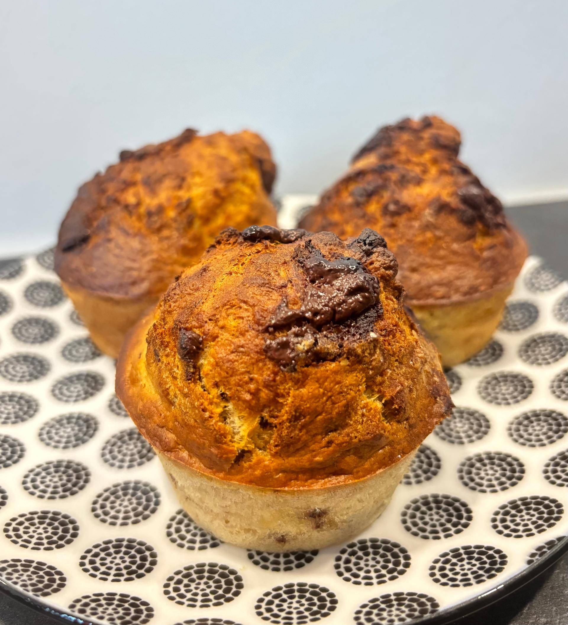 Muffin banane chocolat - Recette Easy Fry Max | Moulinex