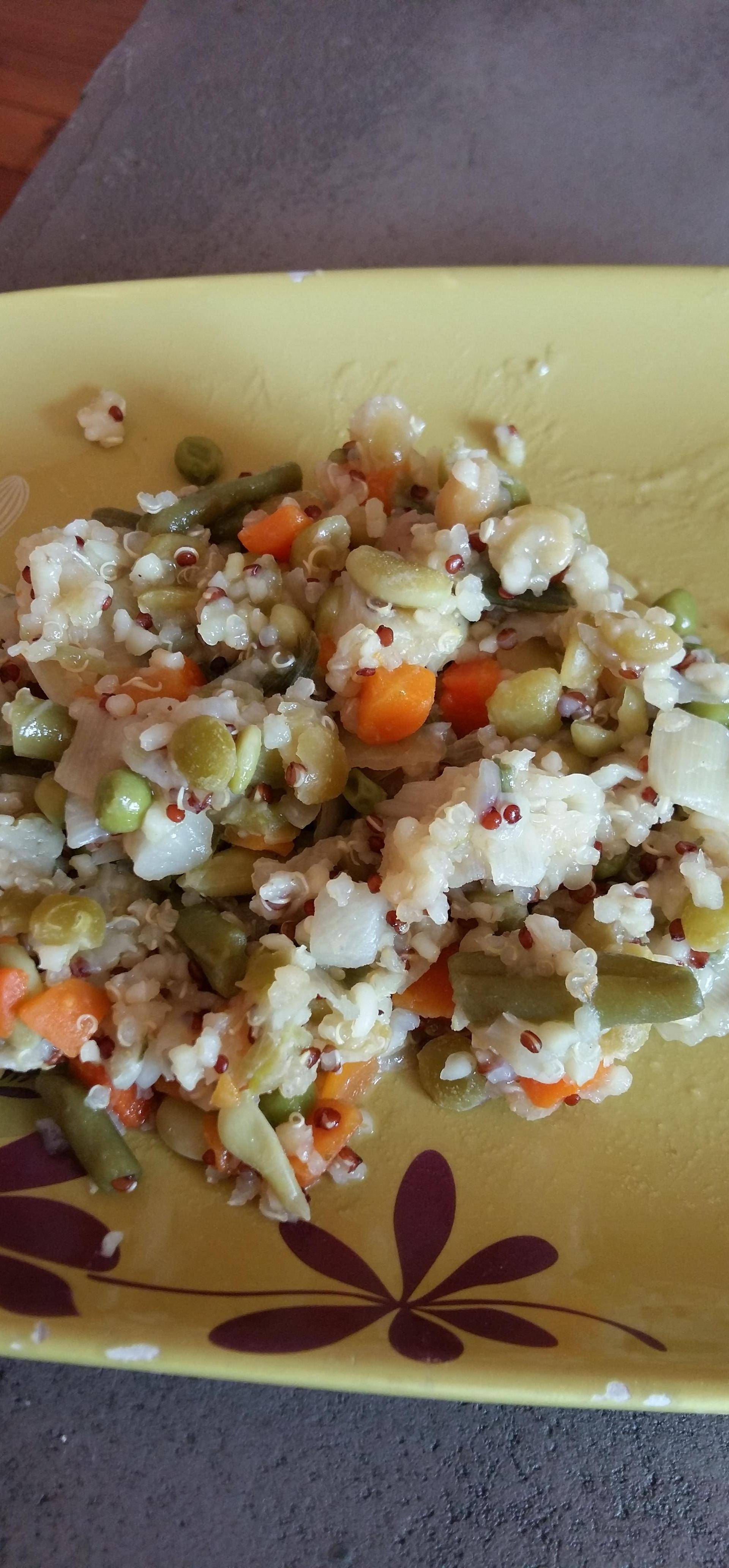 Quinoa rose et poireau - Recette Cookeo | Moulinex