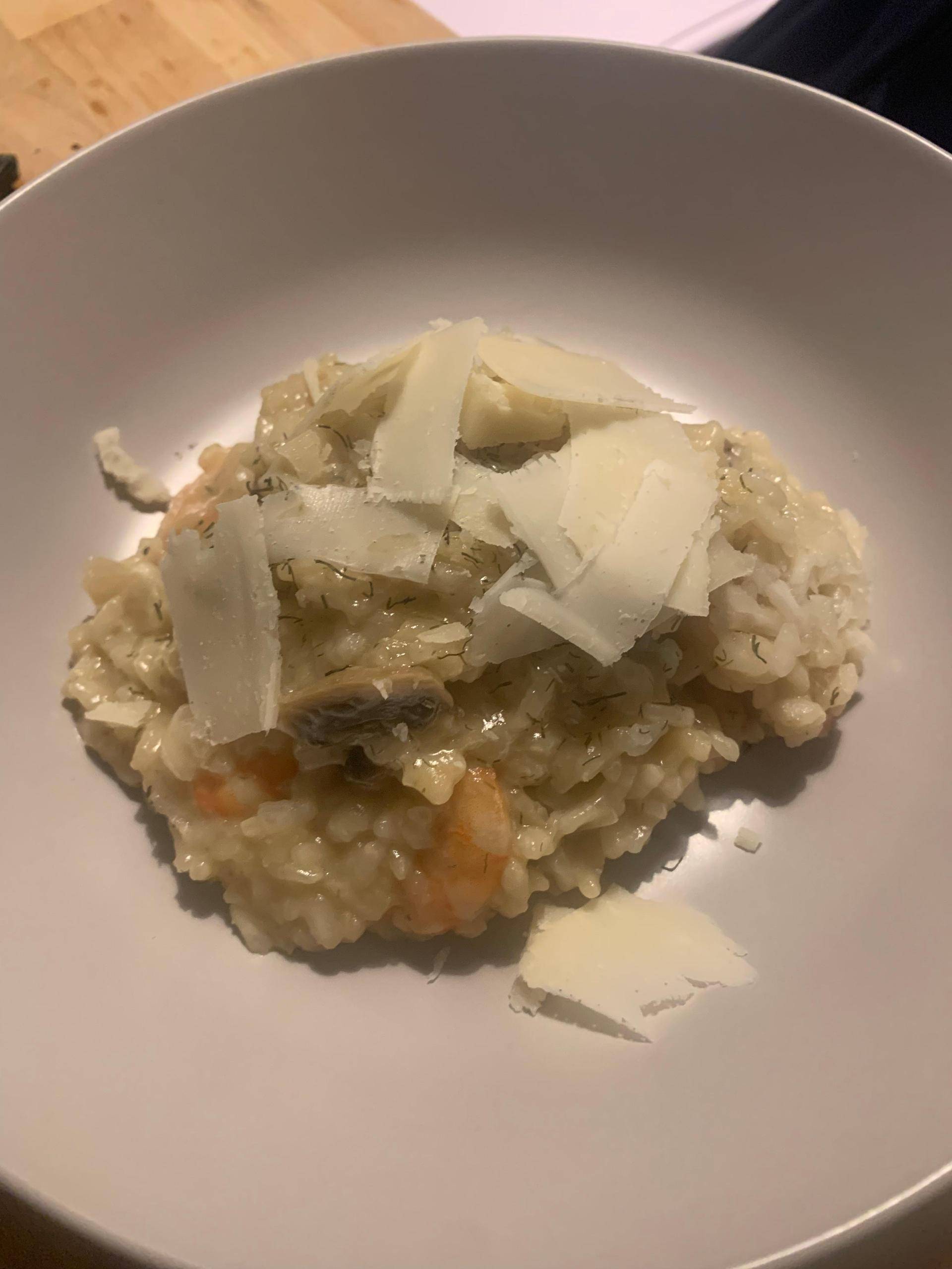 Risotto champignons crevette - Recette Companion Connect | Moulinex