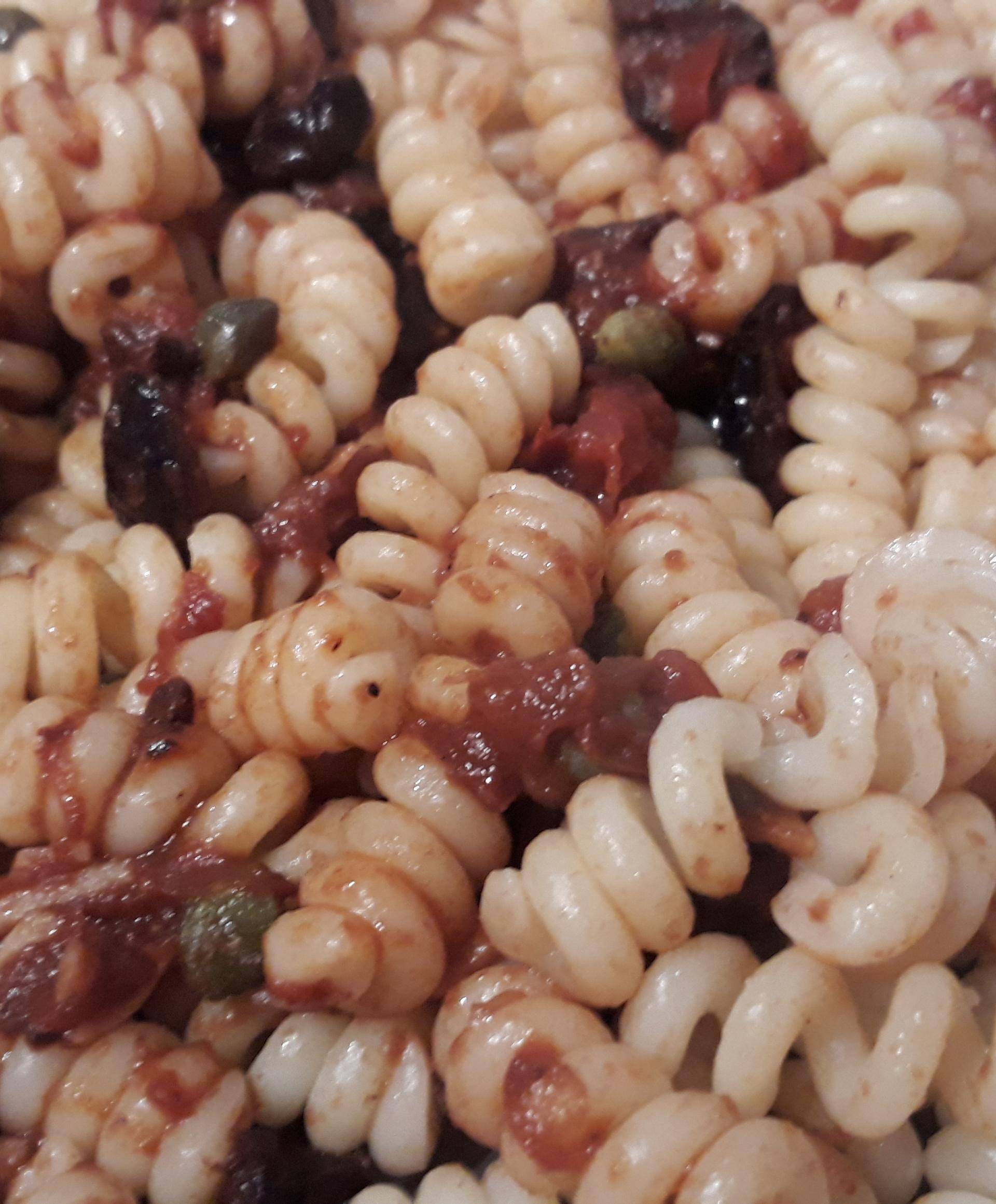 Pâtes sauce puttanesca - Recette Cookeo | Moulinex