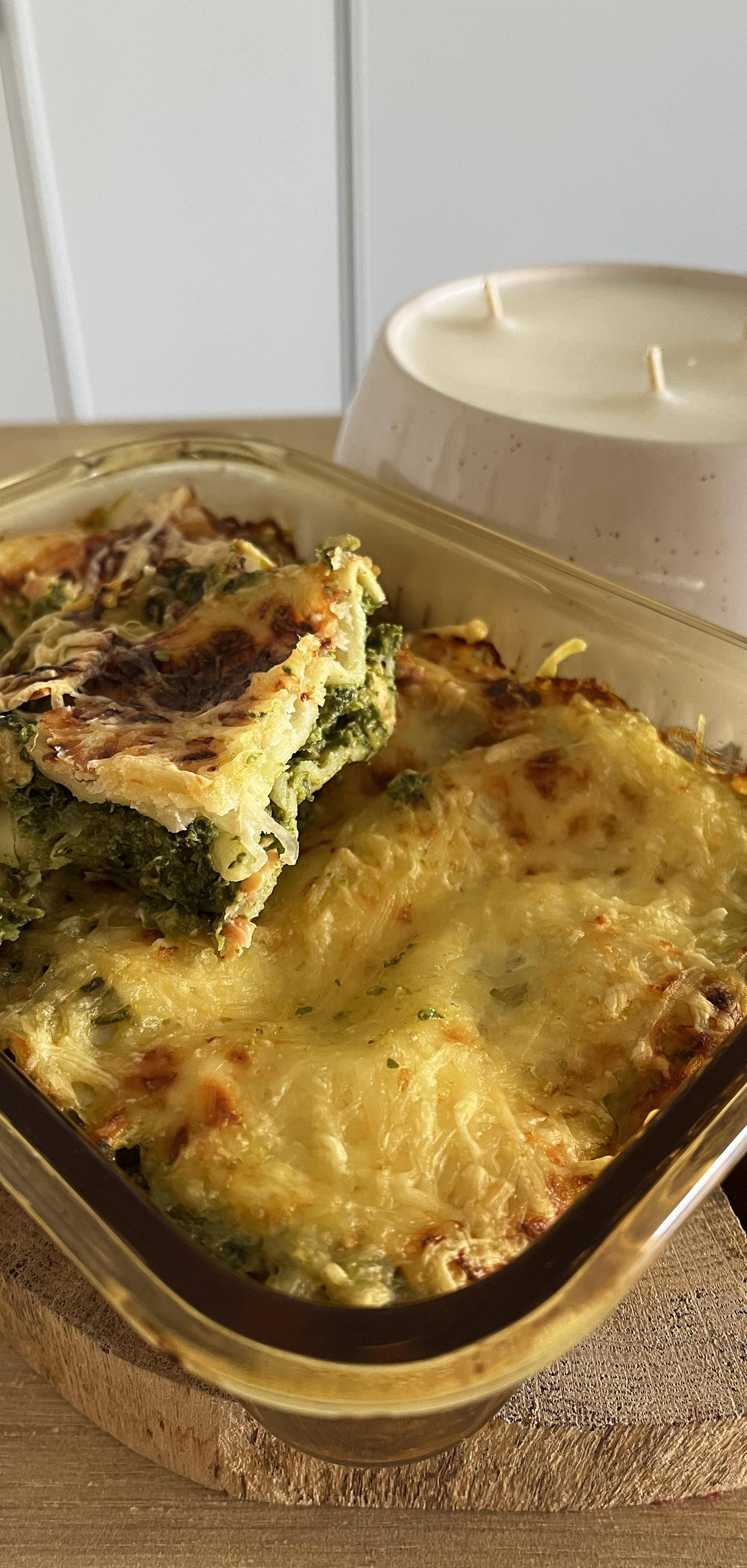 Lasagne saumon épinard - Recette Companion Connect XL | Moulinex