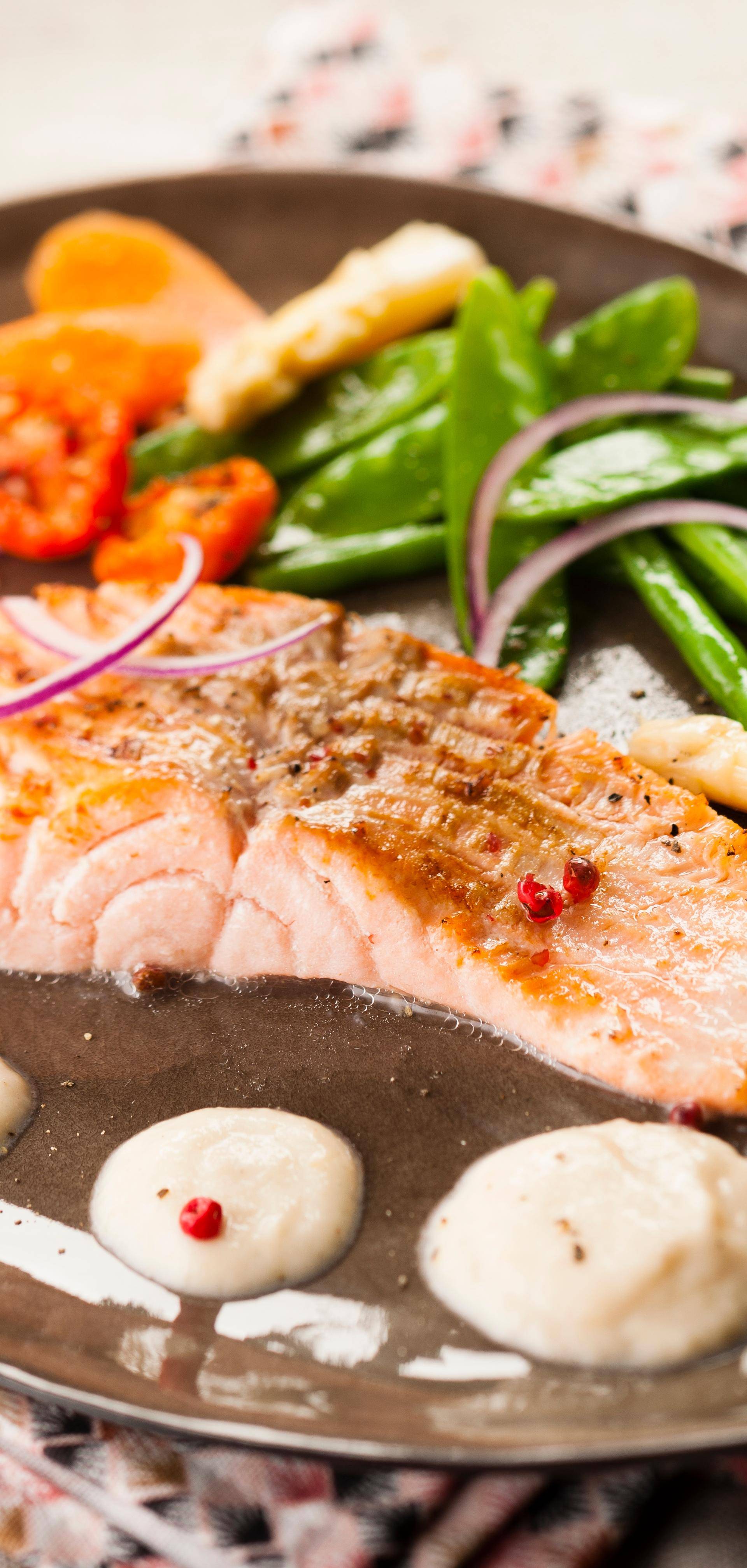 Zalm met saus-witte asperge - Recette Cookeo | Moulinex
