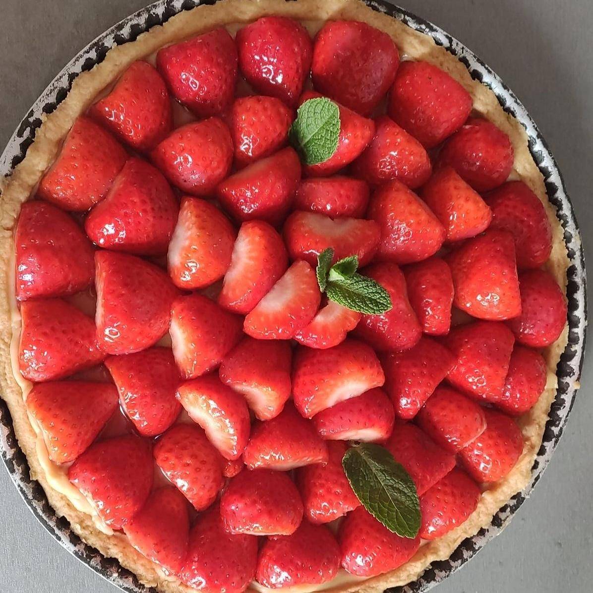 Crème pâtissière (tarte au fraise) - Recette Companion Connect XL | Moulinex