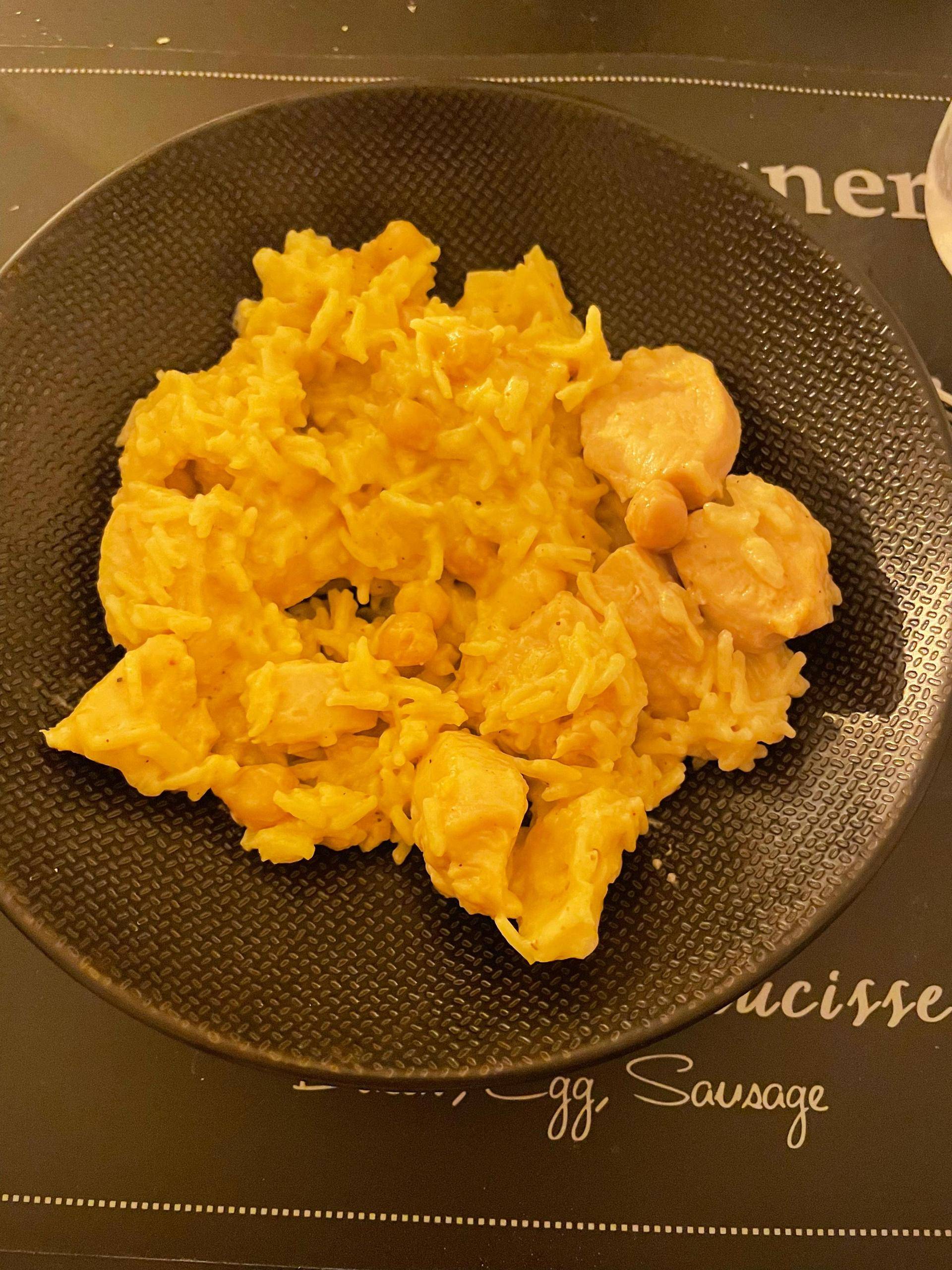 POULET RIZ CURRY POIS CHICHE - Recette Cookeo | Moulinex