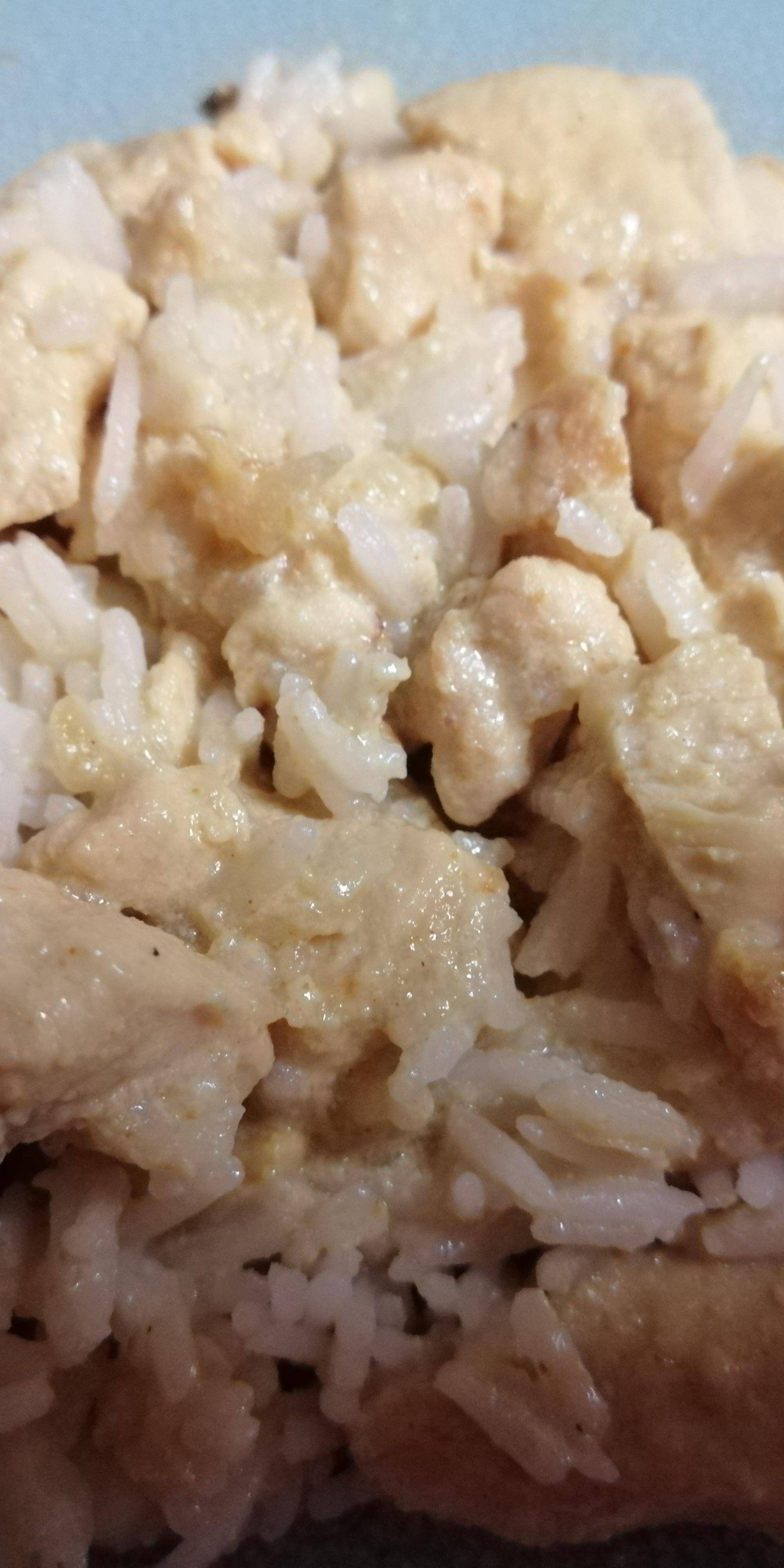 Dés de poulet aux pommes curry lait de coco - Recette Cookeo | Moulinex
