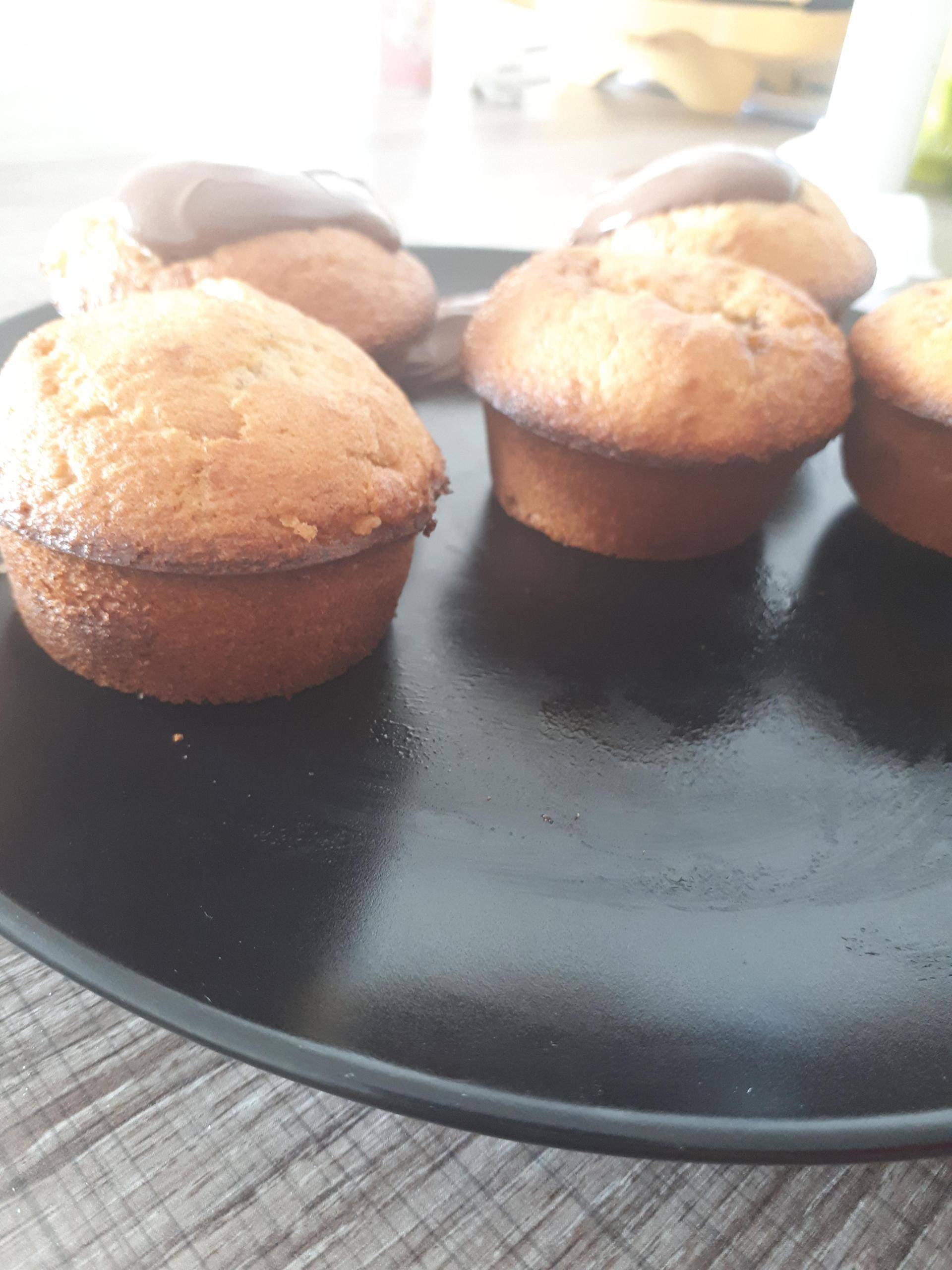 Muffins banane coeur nutella - Recette Companion Connect XL | Moulinex