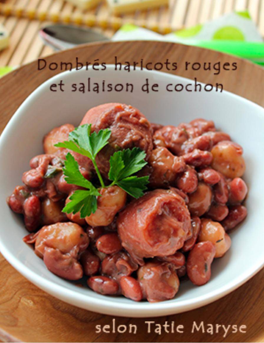 Dombrés, haricots rouges et salaison de cochon - Recette Cookeo V3 | Moulinex