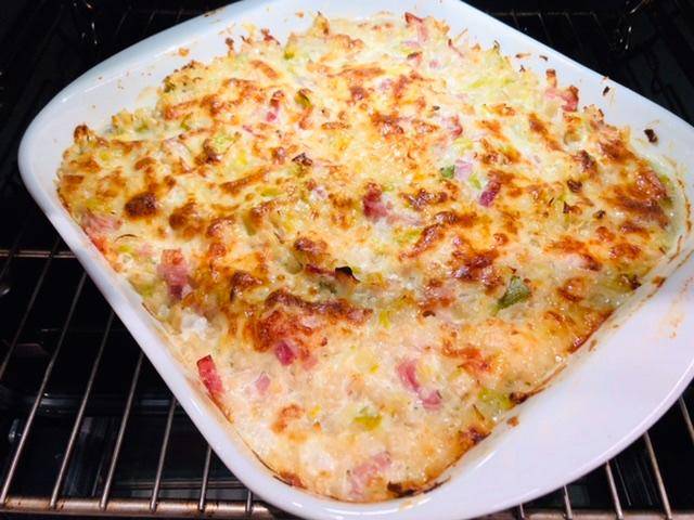 Gratin de crozets au poireaux - Recette Companion Connect XL | Moulinex