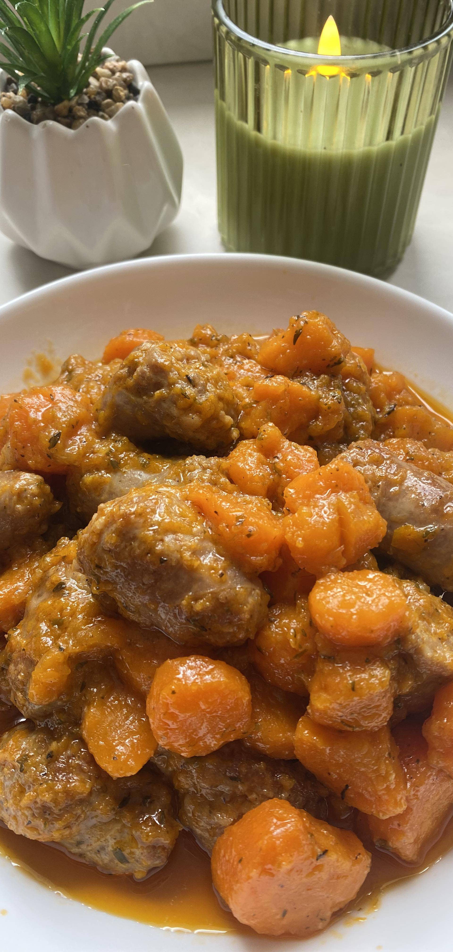 Saucisses carottes - Recette Cookeo V3 | Moulinex