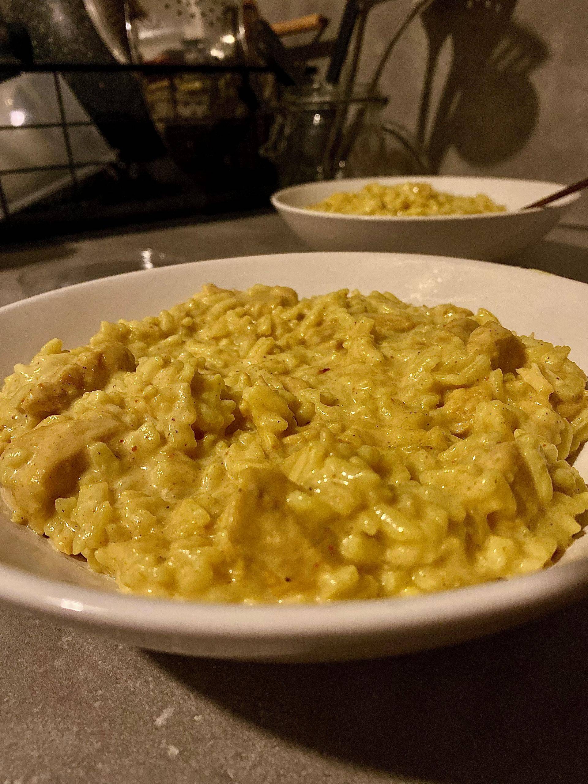 Risotto poulet curry - Recette Cookeo | Moulinex