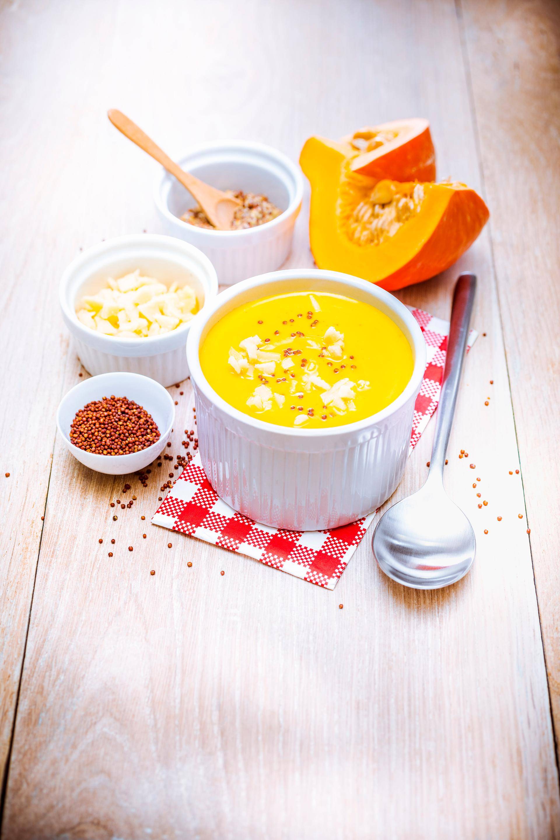 Soupe au cheddar, potimarron et carottes - Recette Ultrablend Cook | Moulinex