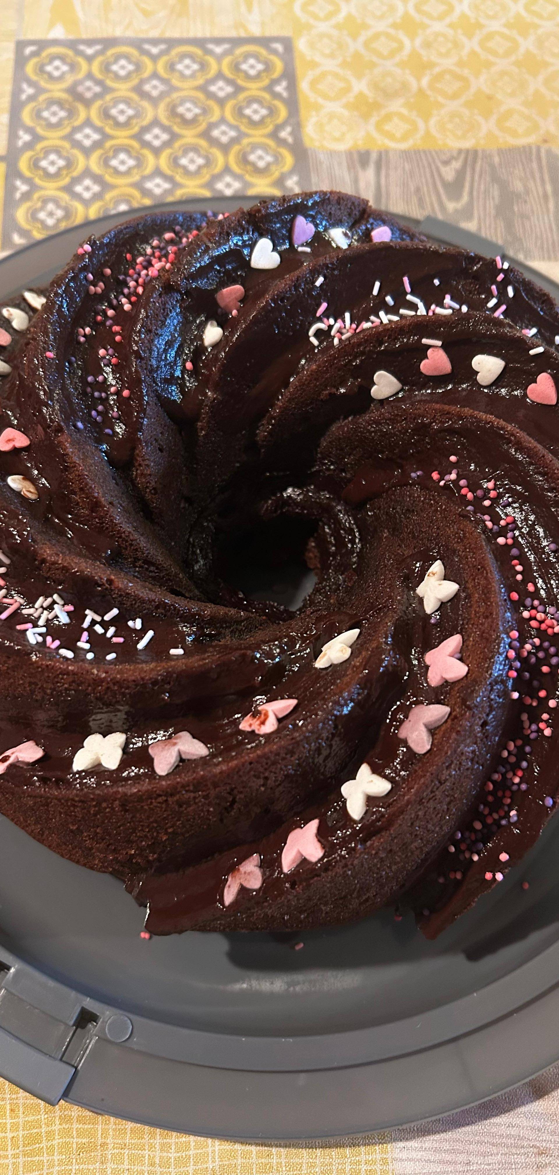 Bundt cake au chocolat - Recette Cookeo | Moulinex
